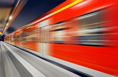 image showing a train at a train station