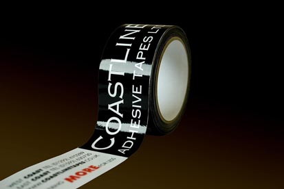 image of some printed packaging tape